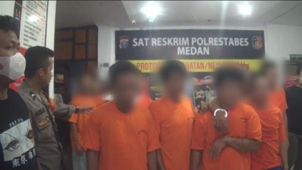 Dua Minggu Gelar Patroli, 107 Bandit Jalanan di Medan Diciduk Polisi