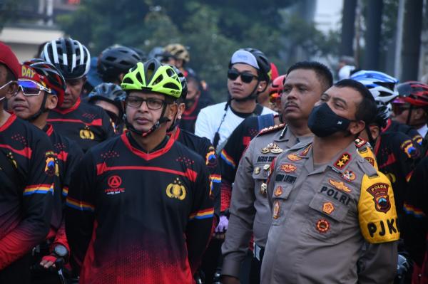 Kasdam IV Diponegoro Hadiri Funbike Polda Jateng, Dalam Rangka HUT Bhayangkara 76
