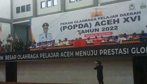Poda Aceh XVI 2022 di Aceh Barat, Resmi dibuka Gubernur Nova Iriansyah