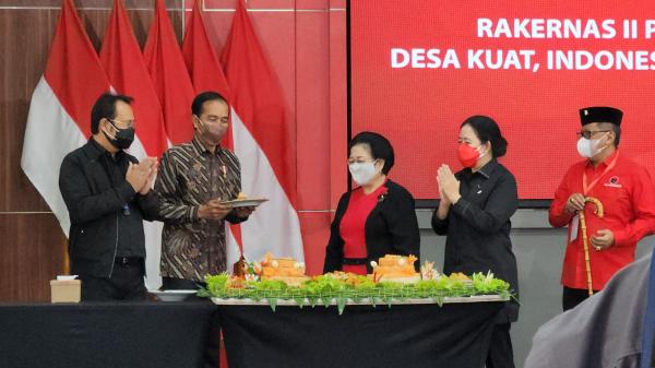 Di Rakernas PDIP, Megawati Minta Jokowi Perkuat Sektor Pertanian