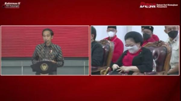 Jokowi Puji Kecantikan Tak Pernah Pudar, Megawati Tersipu Malu