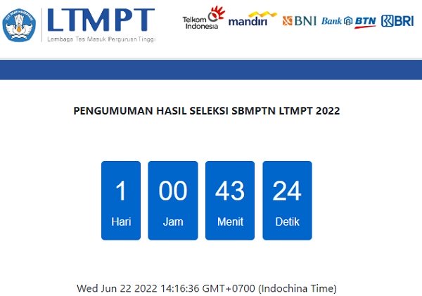 Siap-siap! Pukul 16:00 Wita Pengumuman SBMPTN 2022 Bisa Diakses, Ini Link lengkapnya
