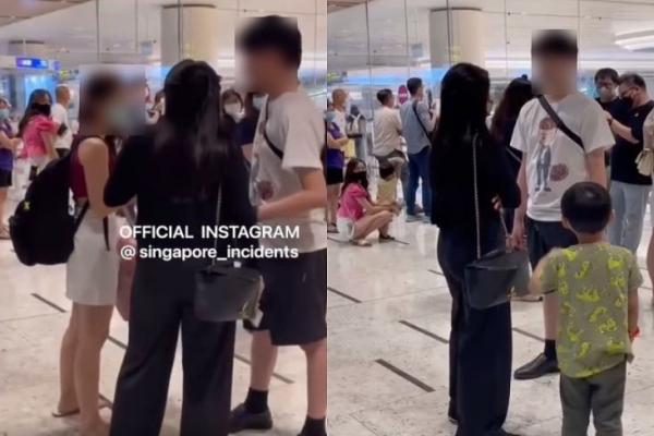 Buronan Istri 6 Bulan, Pria Ini Tepergok Gandeng Mesra Selingkuhan di Bandara Changi