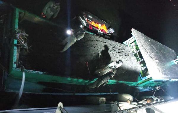 Hendak Kabur, Kapal Pencuri Batu Bara di Samarinda Diberondong Tembakan Terukur