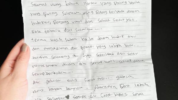 Surat Doni Salmanan Untuk Istri Yang Ulang Tahun, Isinya Bikin Nangis