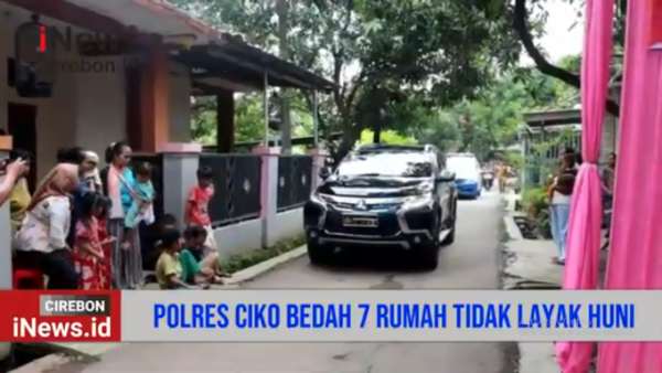 Video Polres Cirebon Kota Bedah 7 Rumah Tidak Layak Huni