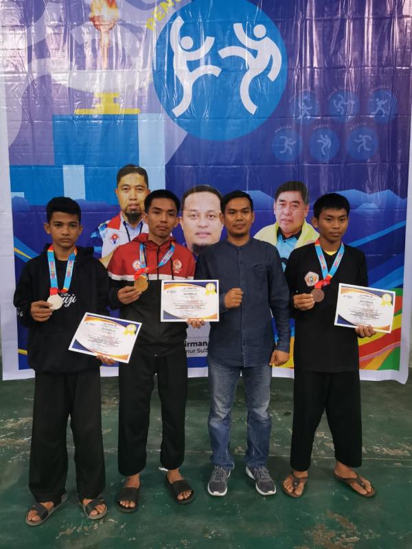 Pesilat Kabupaten Luwu Sumbang 3 Medali di Popda Sulsel 2022