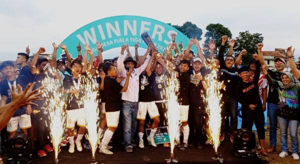 Desa Cimaragas Raih Juara 1 Liga Desa Piala Tiga Pilar Tahun 2022