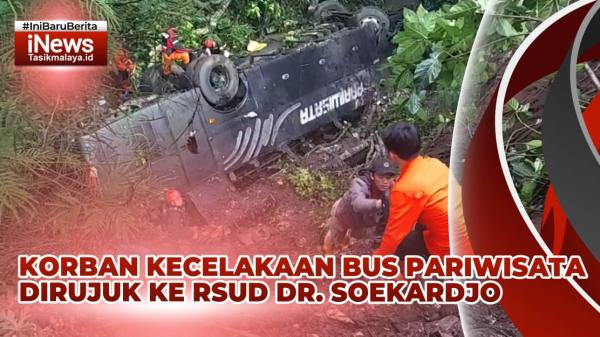 Video 5 Korban Kecelakaan Bus Pariwisata di Tasikmalaya Dirujuk ke  RSUD dr Soekardjo