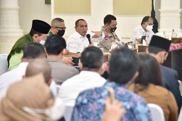 Pemprov Sumut Bentuk Satgas PMK untuk Mempercepat Penanganan PMK, TNI dan Polri Ikut Dilibatkan