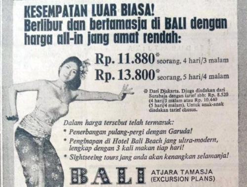 Viral!  Era 60-an Cuma Sebungkus Nasi Warteg Harga Paket Wisata ke Bali