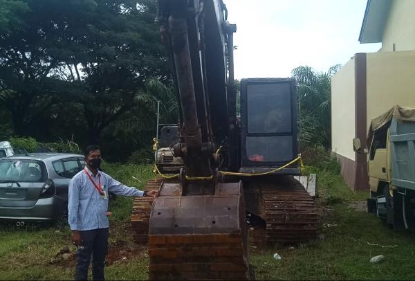 Polres Aceh Jaya Ungkap Kasus Ilegal Mining, Ekscavator Hitam Diamankan