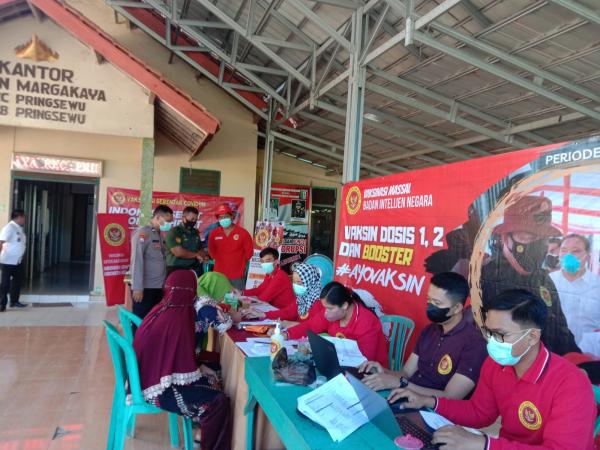 Binda Lampung Intesifkan Vaksinasi di Kabupaten Pringsewu Provinsi Lampung