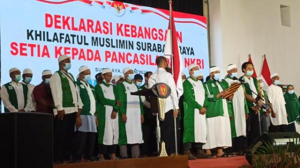 Khilafatul Muslimin Surabaya Ikrar Setia NKRI dan Pancasila, Ini Isi Pernyataannya