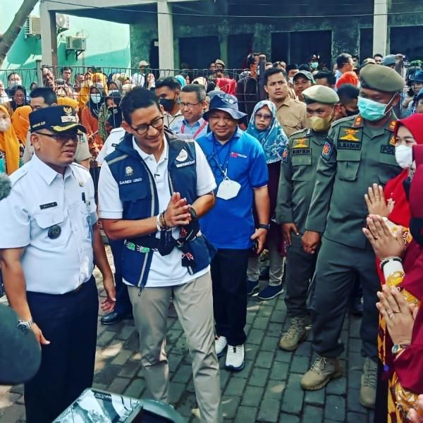 Menparekraf Sandiaga Uno meninjau Desa Wisata di Kepulauan Seribu