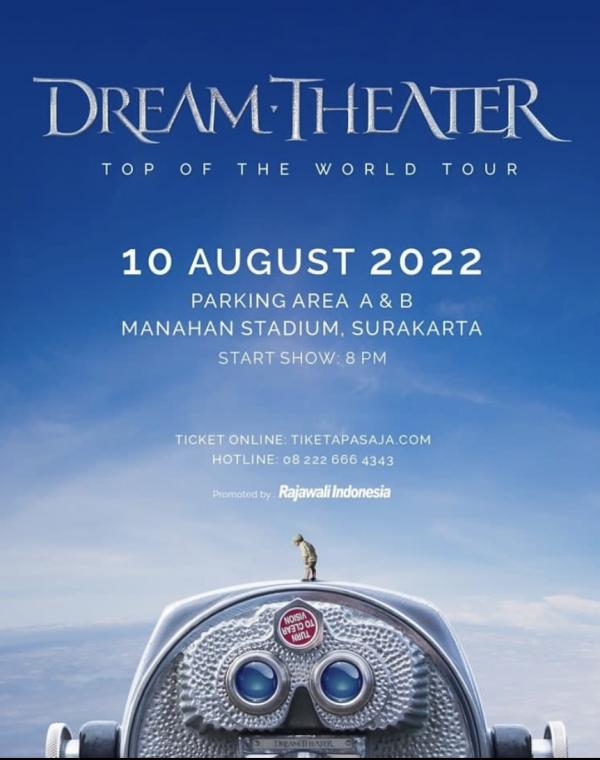 Dream Theater Konser di Stadion Manahan Solo, Berikut Link Beli Tiketnya!
