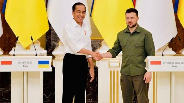 Jokowi ke Zelensky: Kunjungan Ini Wujud Kepedulian Indonesia untuk Ukraina