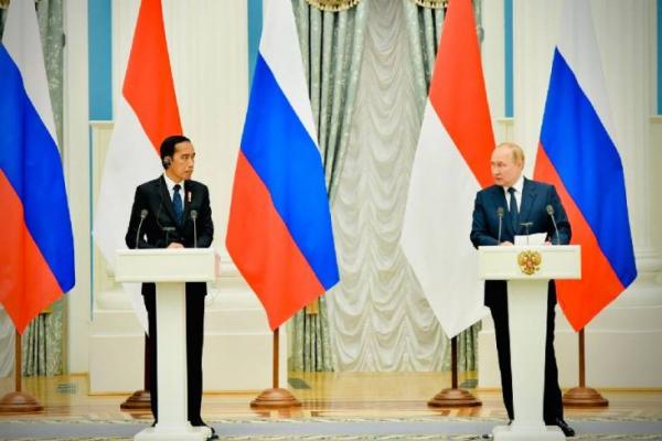 Bahas Stabilitas Dunia, Presiden Jokowi Hasilkan 5 Poin Penting Bersama Presiden Putin