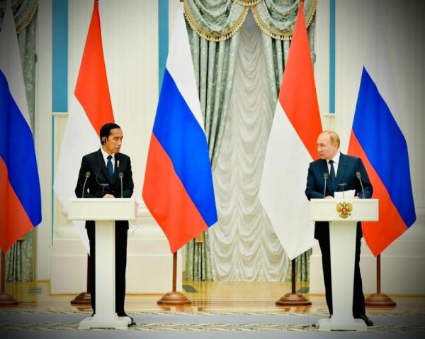 Presiden Jokowi Bertemu Putin Bawa Misi Perdamaian