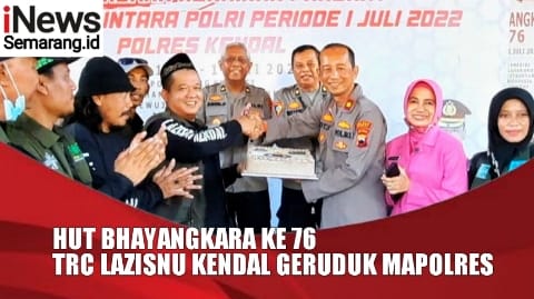 Video: HUT Ke-76 Bhayangkara, TRC LazisNU Beri Kado Spesial Untuk ...