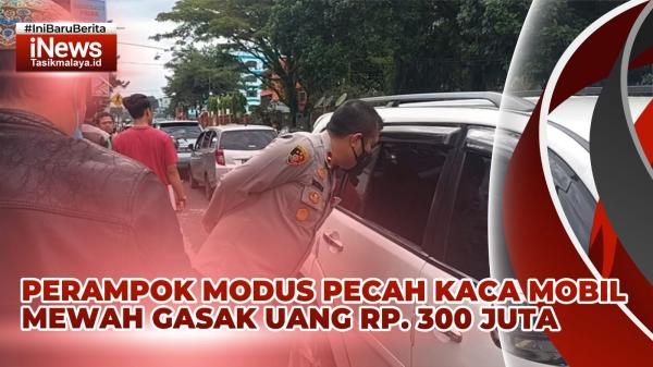 Video Aksi Pencurian Pecah Kaca di Tasikmalaya, Mobil Pajero Sport Dibobol, Uang Rp300 Juta Raib