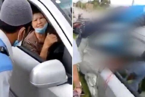 Seorang Nenek Bawa Mayat Berlumuran Darah di Atas Kap Mobil Sejauh 1 Mil 
