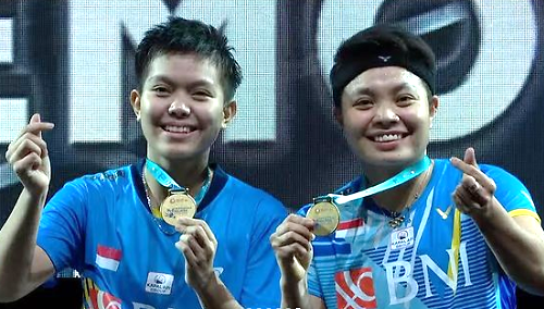 Apriyani Rahayu dan Siti Fadia Raih Gelar Juara Malaysia Open 2022, Menang Taklukan China
