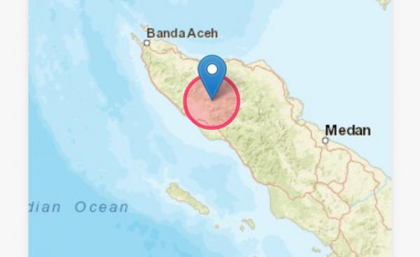 Nagan Raya Diguncang Gempa M5,1