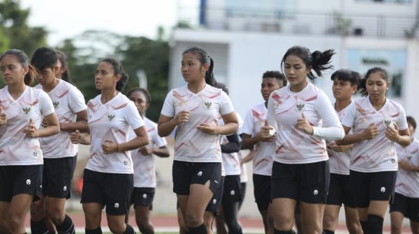 Menjelang Piala Wanita AFF 2022, Timnas Wanita Indonesia Lakoni Persiapan