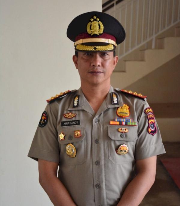 Ariasandy Kini Menyandang Pangkat Komisaris Besar Polisi