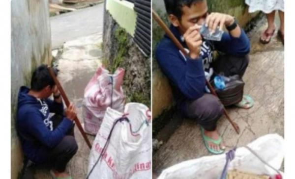 Viral! Kisah Pilu Penjual Kerupuk yang Nangis Gara-Gara Dagangannya Tak Laku Hingga Kelaparan