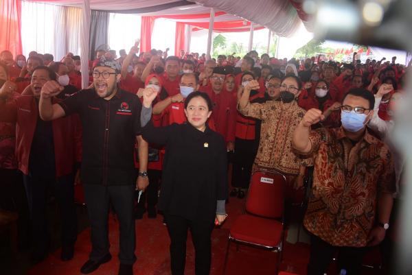 Puan Maharani Ke Cirebon, Solidkan Kader PDI Perjuangan Jelang Pemilu 2024