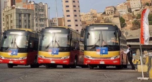 Operasional Bus Shalawat untuk Jemaah Haji dihentikan Sementara. Ditarik dari Makah ke Muzdalifah
