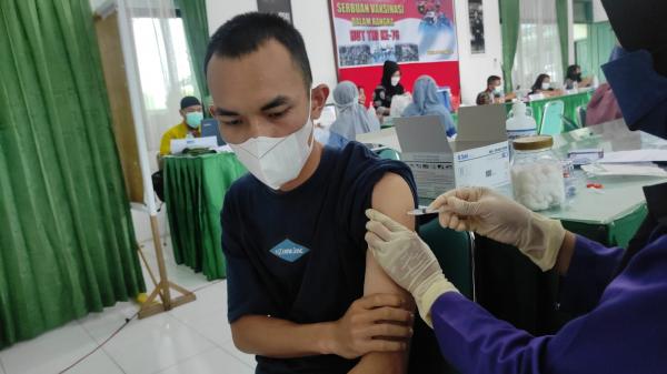  Kejar Target Vaksin Booster, Polres Bangka Barat Maksimalkan Operasi Aman Nusa