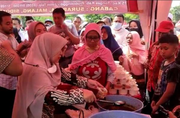 Polres Probolinggo Edukasi Aman Makan Daging di Tengah PMK, Melalui Festival 5000 Rawon Gratis