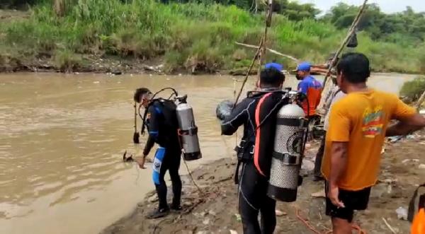 Satu Korban Tenggelam di Sungai Cimanis Belum Diketemukan, SAR Gabungan  Masih Lakukan Pencarian