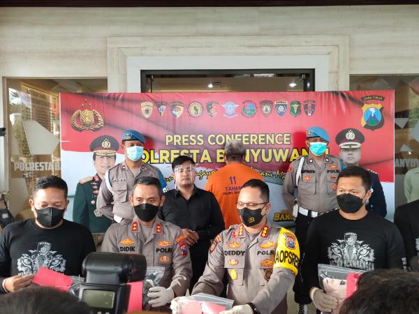 Timsus Polresta Banyuwangi Ringkus Pengasuh Ponpes Yang Cabuli 6 Santriwati