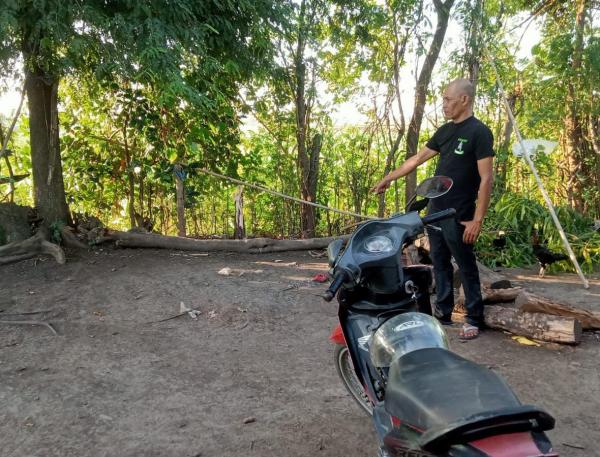 Apes....! Motor Warga Probolinggo Raib Dicuri Saat Parkir di Pinggir Sawah