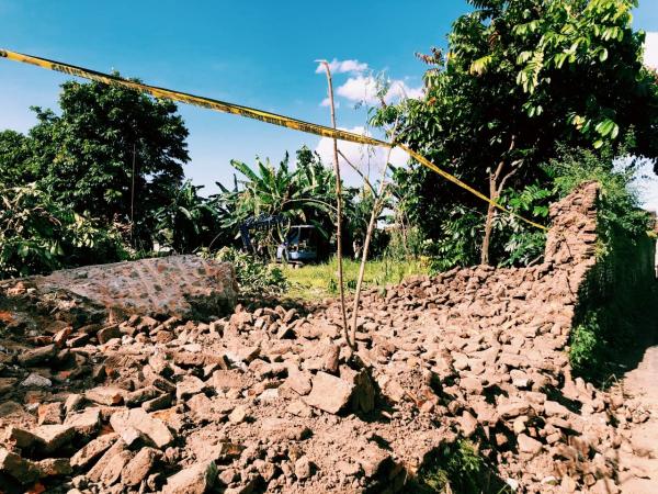 Terjadi Lagi, Tembok Situs Keraton Kartasura dijebol Menggunakan Eskavator