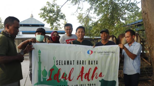 Sambut Idul Adha, PT. Lestari Banten Energi Salurkan Bantuan 4 Ekor Hewan Kurban