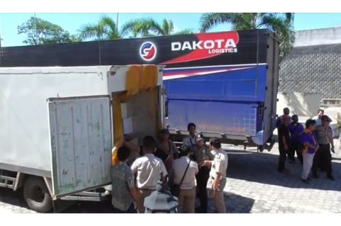 130 kg Ganja Berhasil Diamankan Dari Sebuah Truk di Dermaga I Bakauheni Lampung Selatan