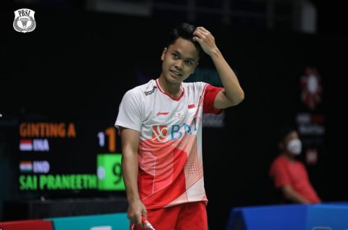Anthony Ginting Siapkan Strategi Jitu  Hadapi Lin Chun Yi di Singapore Open 2022