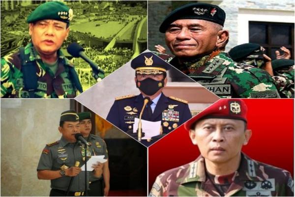 Langka Cuma Ada 5 Jenderal Tni Yang Punya Brevet Kopassus Dan Denjaka