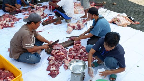 Aston Inn Semarang Gelar Salat Idul Adha, Potong Sapi Kurban 400 Kg