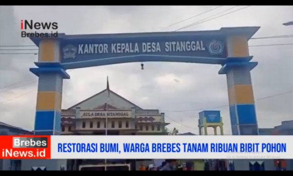 Video Warga Brebes Tanam Ribuan Pohon