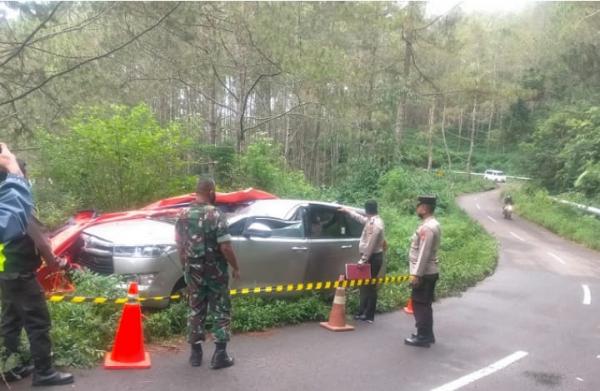 Mengerikan! Sopir Innova Tewas Patah Leher akibat Tertimpa Pohon