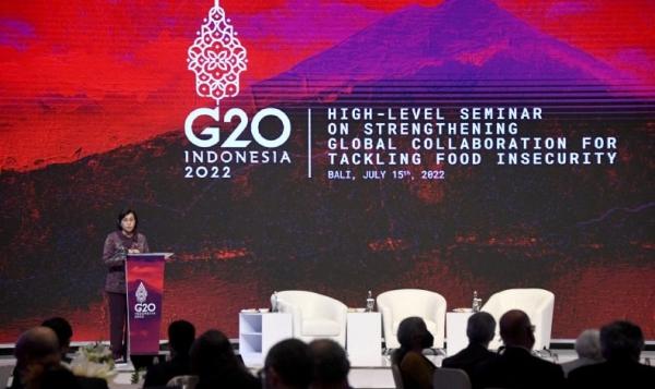 Menkeu Sri Mulyani Sebut Negara G20 Harus Bersatu Bukan Menciptakan Perang