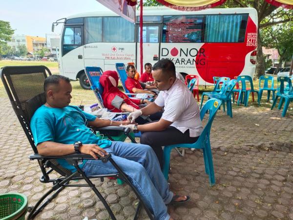 Donor Darah Ke 17, PDDI Kumpulkan Darah 58 Kantong
