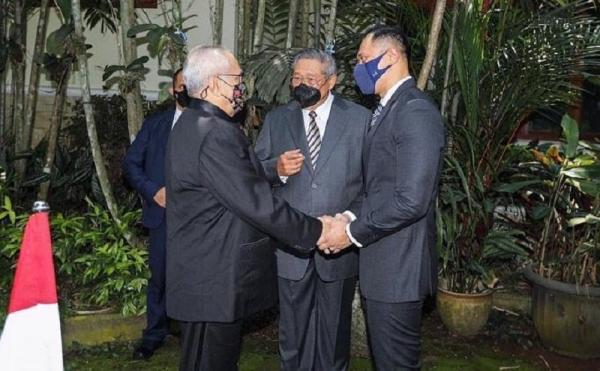 Setelah Bertemu Presiden  Jokowi, Presiden Timor Leste Kunjungi SBY dan AHY di Cikeas