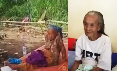 Tega! Rumah Dijual Sepihak oleh Menantu, Nenek Berusia 90 Tahun Terlantar di Puing - puing Bangunan